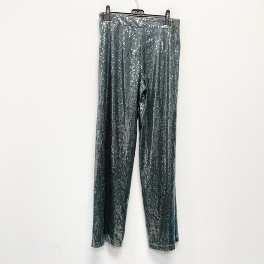 A New Day Women's Relaxed Leg High Rise Sequin Trouser Pants Size 6 - Picture 3 of 6
